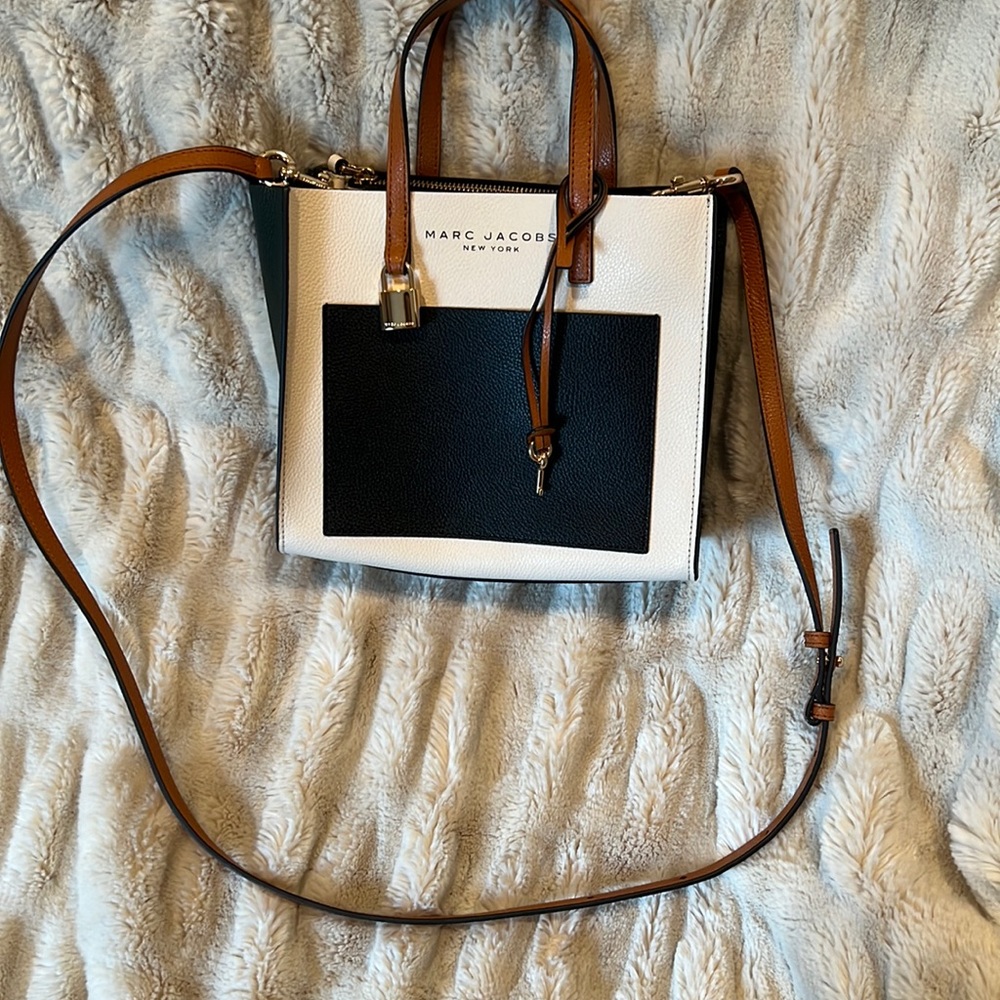 Marc Jacobs New York Mini Grind Colorblock leather tote